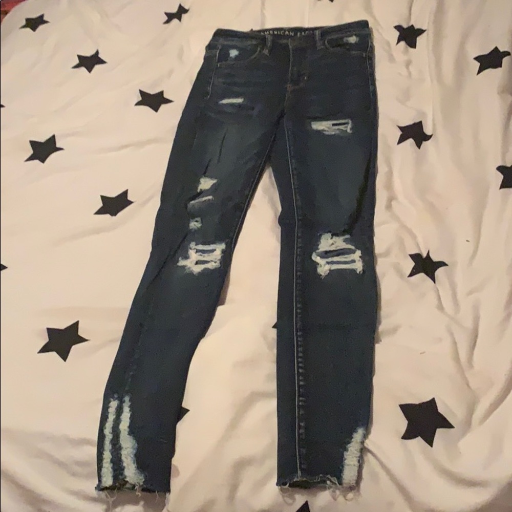 dark wash skinny jeans